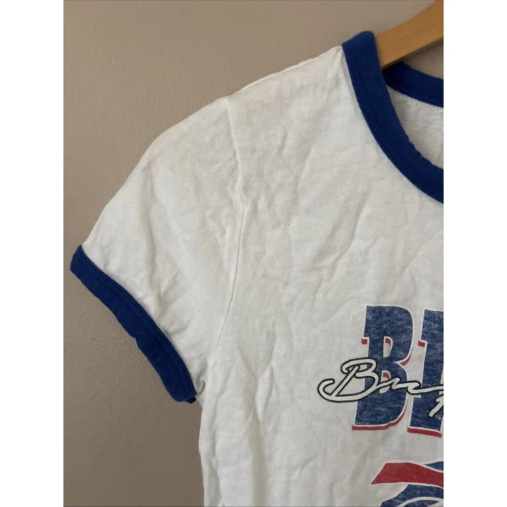 Buffalo Bills Girls T-Shirt Size XXL 18 Blue Short Sleeve NFL Graphic Tee